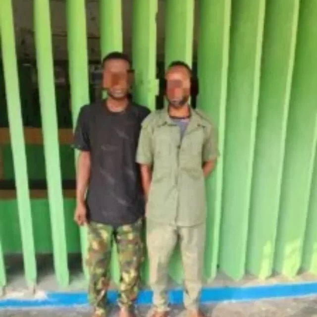 Police arrest two fake soldiers in Lagos