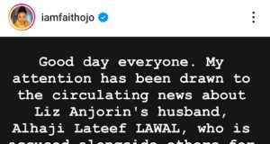 Land grabbing: Actress Faith Ojo calls out Lizzy Anjorin’s husband Land grabbing: Actress Faith Ojo calls out Lizzy Anjorin’s husband