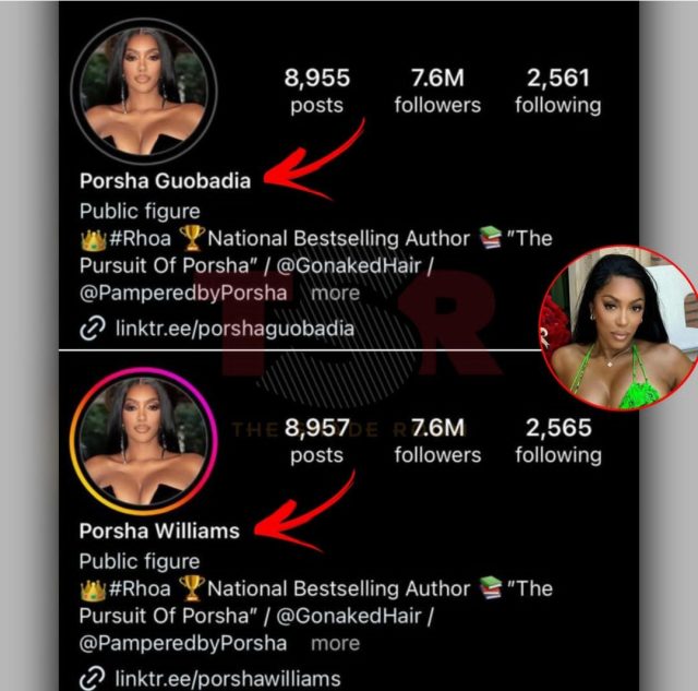 Screenshot_20240228_172217_Instagram_1709138823ladunliadisnews.com_ Porsha Williams removes ‘Guobadia’ from Instagram bio