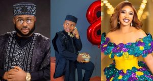 Tonto Dikeh & Olakunle Churchill celebrate son at 8 Tonto Dikeh & Olakunle Churchill celebrate son at 8