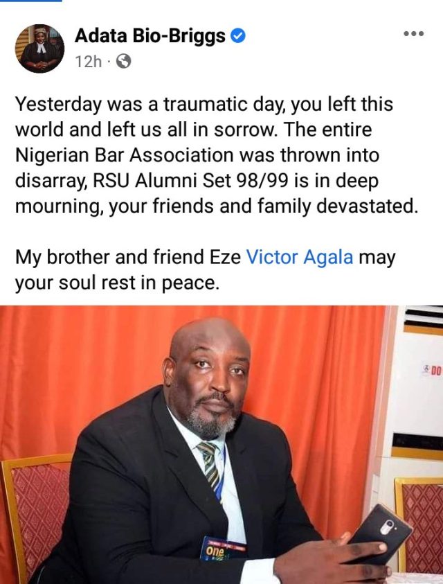 Lawyer slumps and dies outside courtroom in Port Harcourt