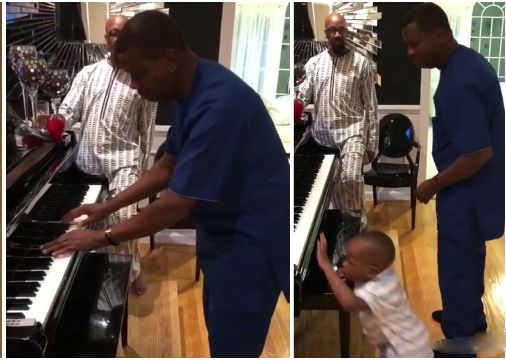 Pastor Adeboye displays his rare piano skills in viral video