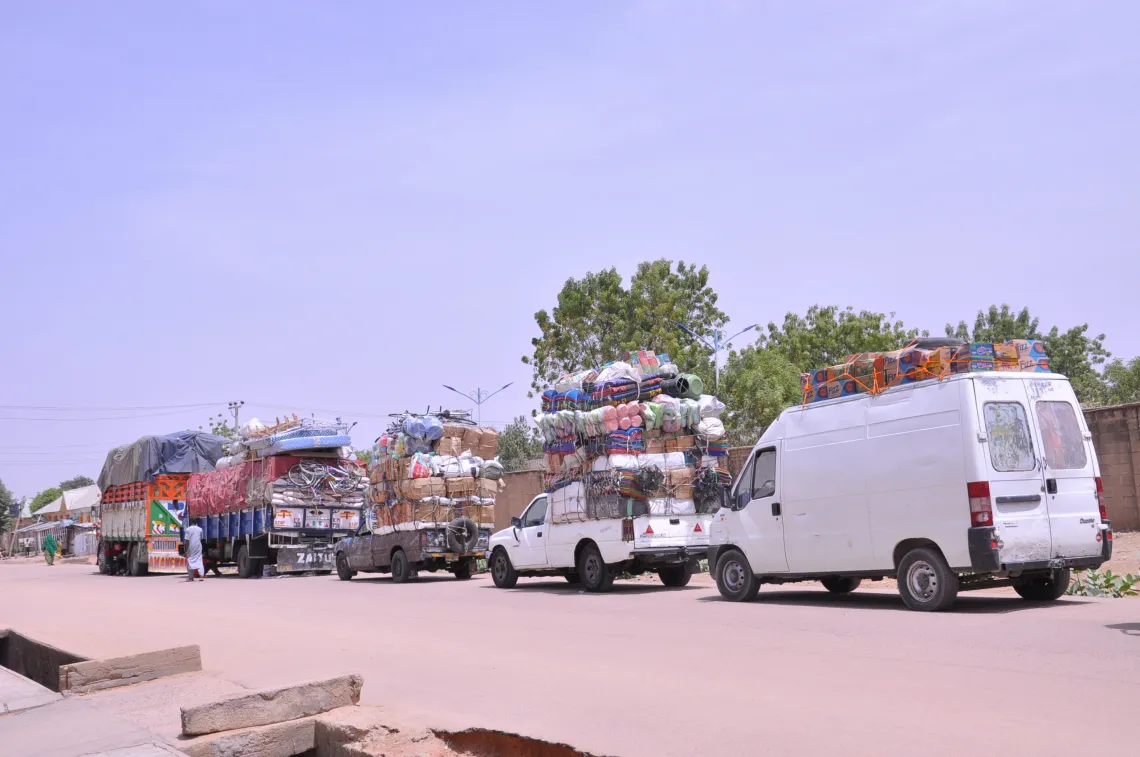 EFCC arrests 21 food-loaded trucks heading to neighbouring countries