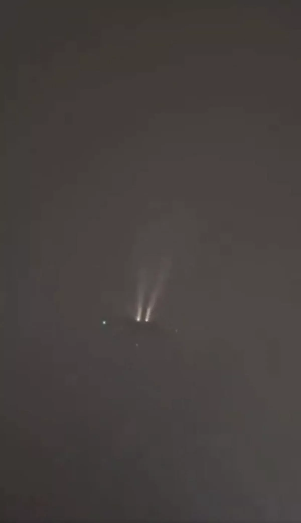 Terrifying moment lightning bolt strikes Air Canada plane just seconds after take-off