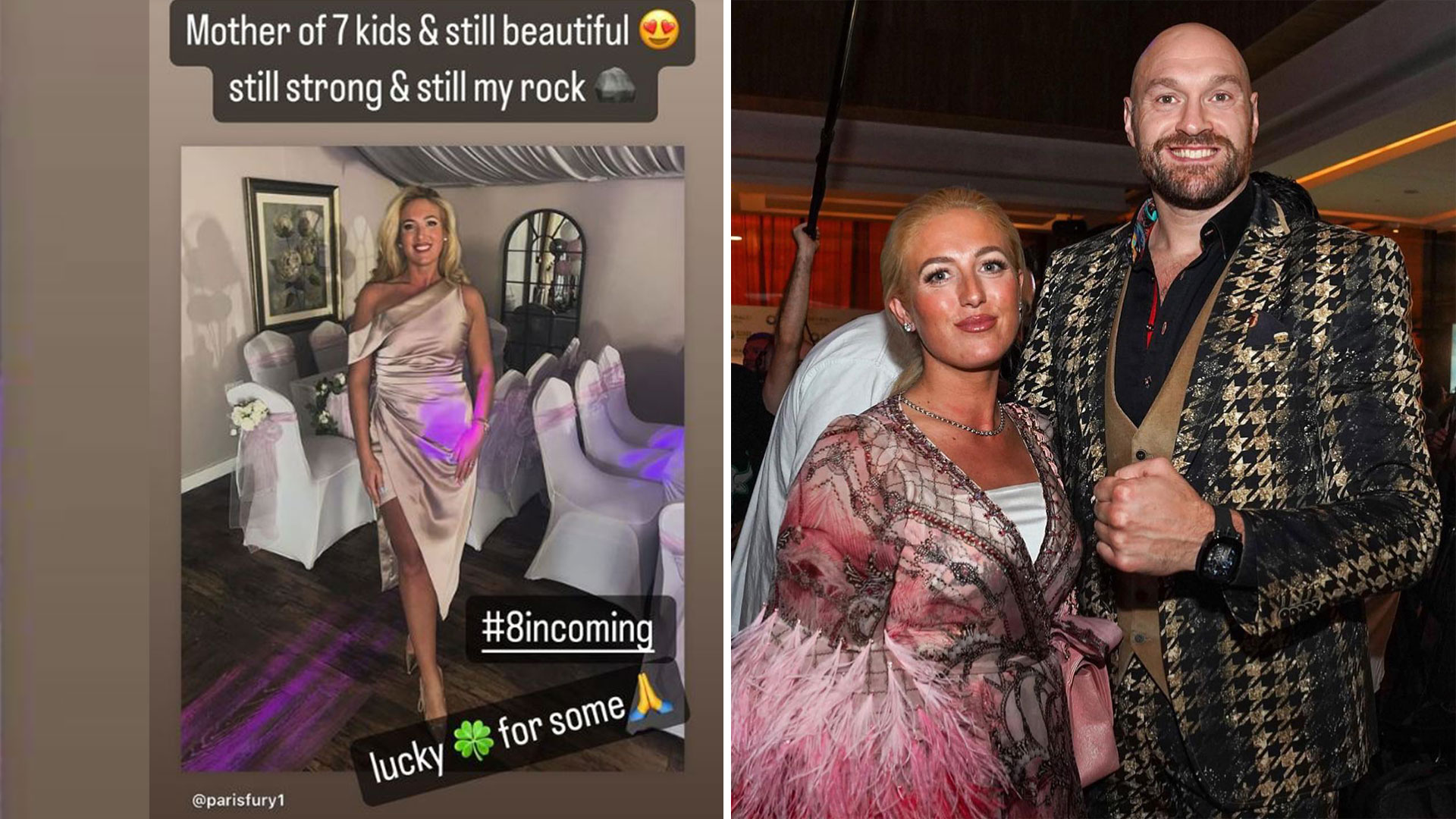 Tyson Fury hints wife is pregnant with eighth child Tyson Fury hints wife is pregnant with eighth child