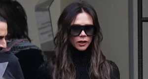 Victoria Beckham’s Paris Fashion Week show disrupted by animal rights activists as they walked runway alongside models Victoria Beckham's Paris Fashion Week show disrupted by animal rights activists