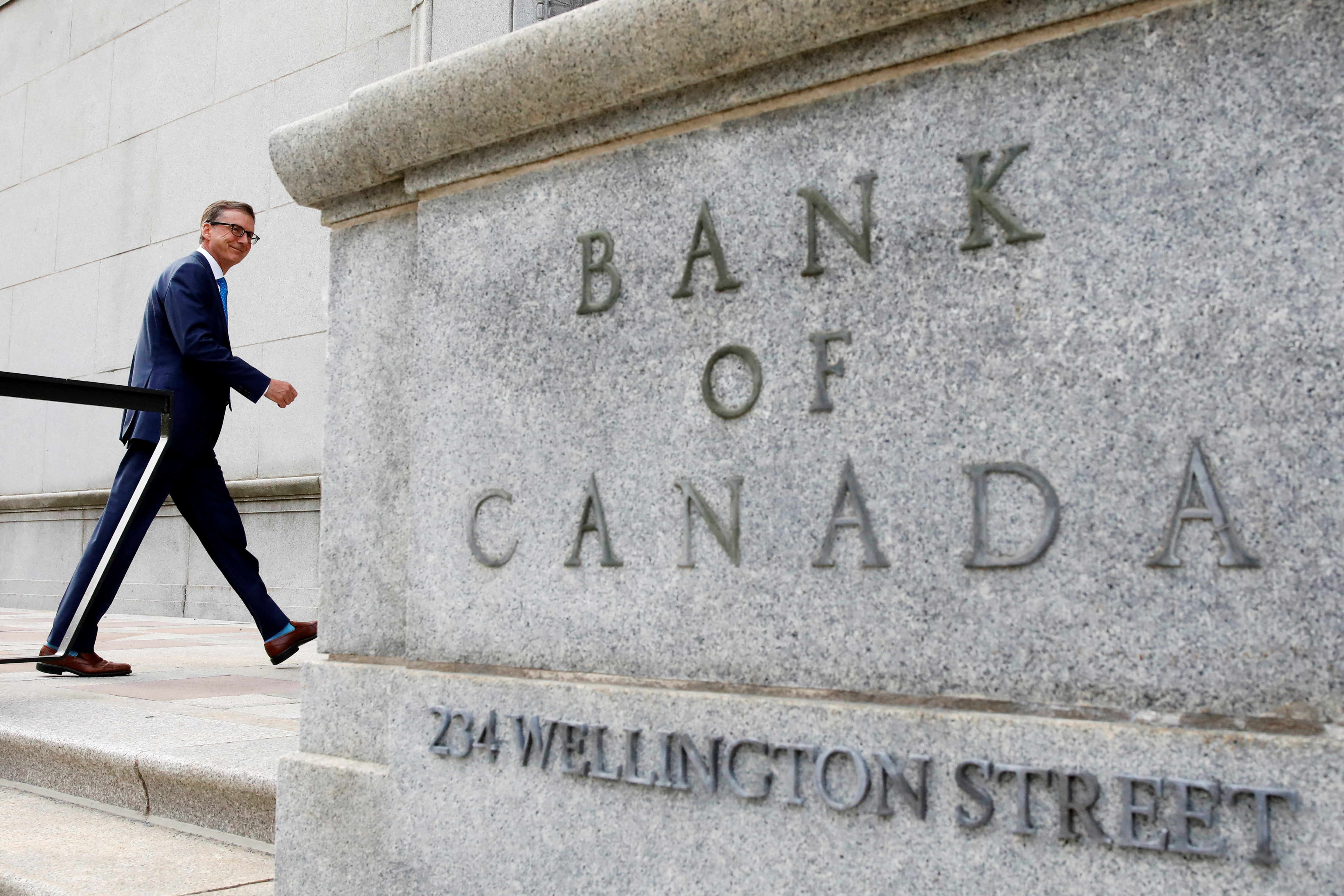 Bank of Canada says Canada at inflation risks Bank of Canada says Canada at inflation risks