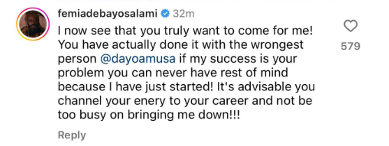 Best dressed female award: Femi Adebayo’s wife SLAMS Dayo Amusa