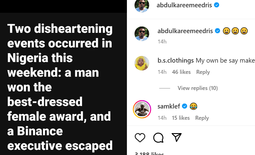 Eedris Abdulkareem takes a swipe at Bobrisky