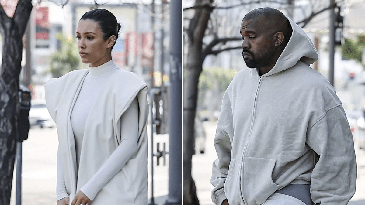 Kanye West and wife appear distant in public