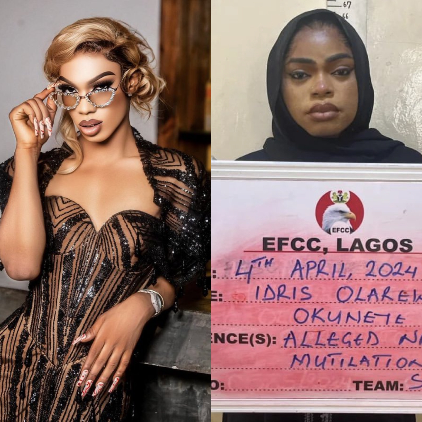 James Brown writes in solidarity for rival, Bobrisky