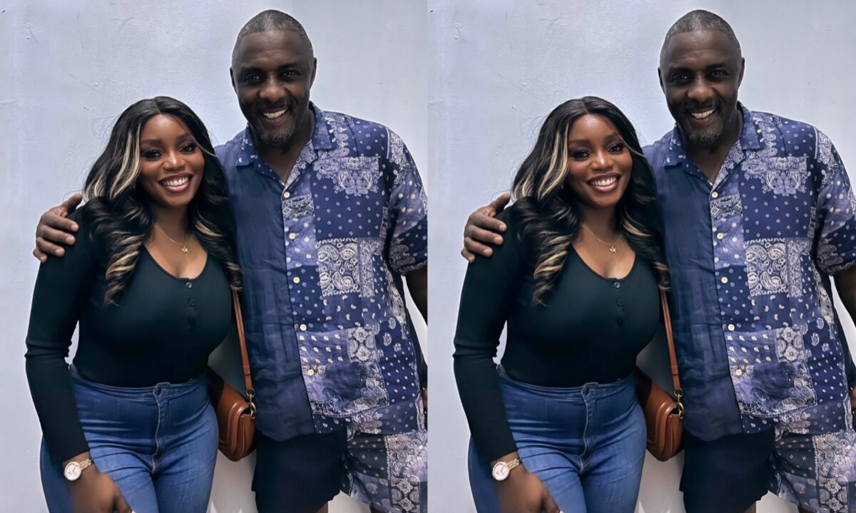 Bisola Aiyeola GUSHES over Idris Elba