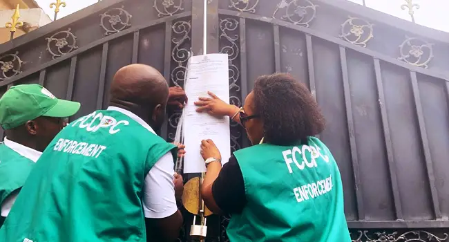 FCCPC closes Chinese supermarket over discrimination against Nigerians