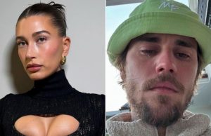 Hailey Bieber reacts to worrying photo of husband Justin Bieber CRYING