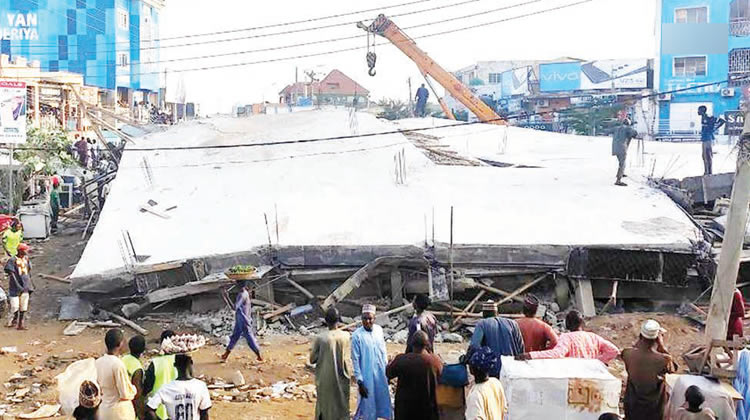 Several trapped as building COLLAPSES in Kano