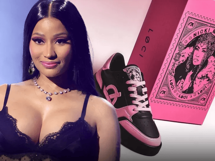 Nicki Minaj debuts custom sneaker line with Løci