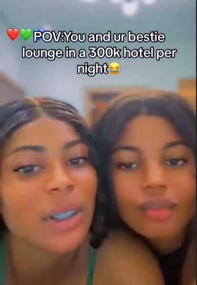 Two Ladies share how they looted Hotel Room they Lodged in
