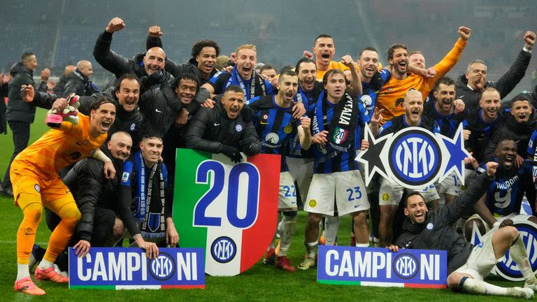 Inter clinch Serie A title with victory over rivals, Ac Milan