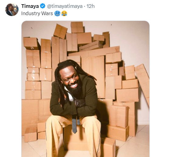 I didn't tweet that! Timaya denies getting into Wizkid/Davido beef