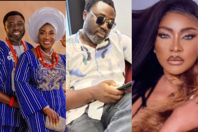 Mercy Johnson's husband trolls Angela Okorie after her witchcraft allegations