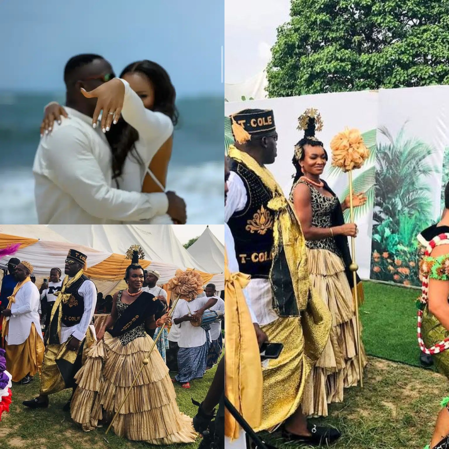 Comedian Wofai Fada's wedding photos and clips goes viral