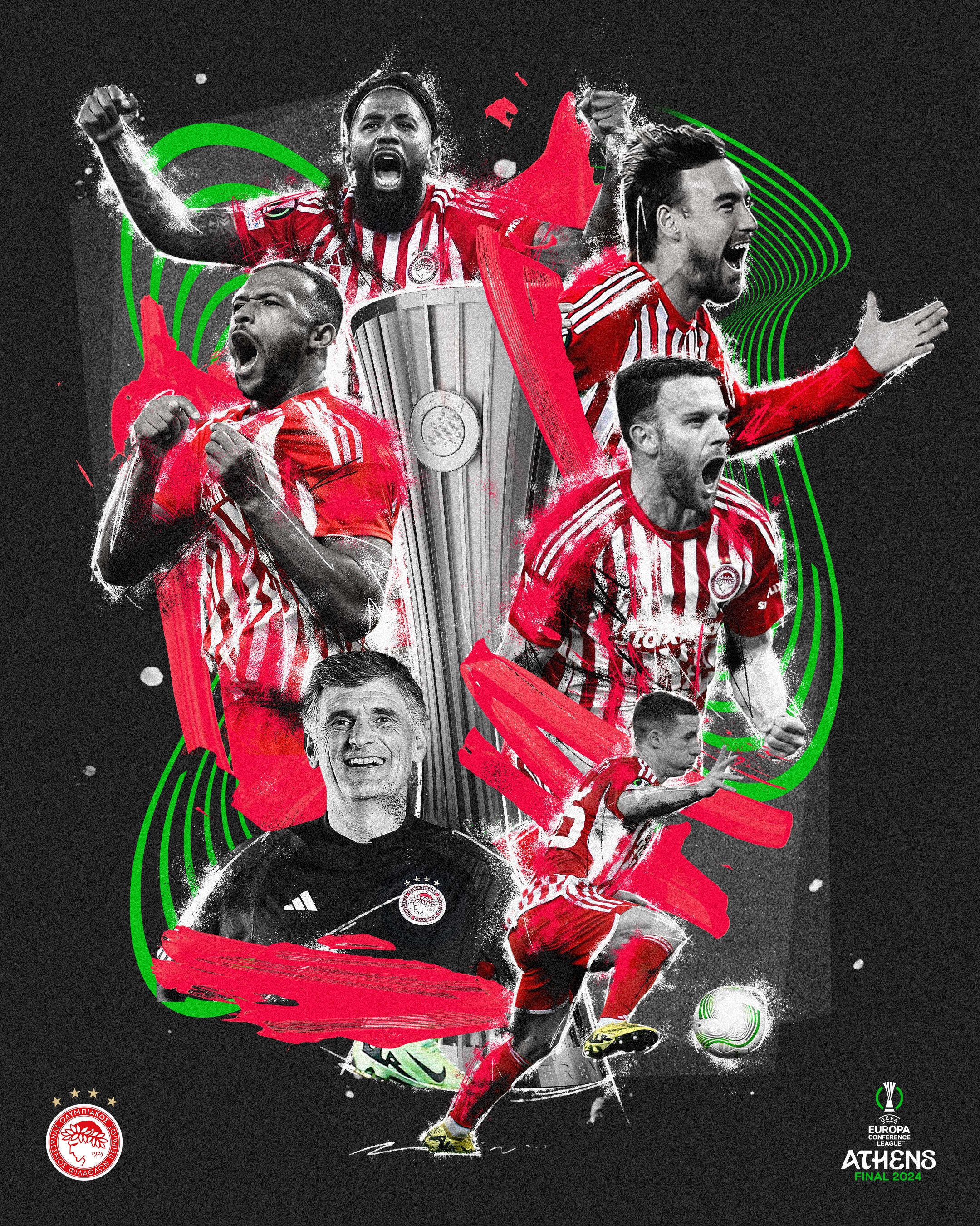 Olympiakos strikes late to clinch the Europa Conference League trophy