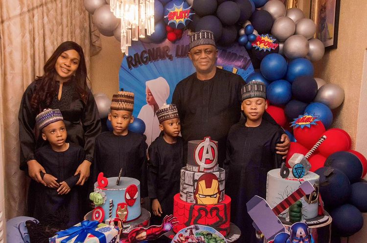 FFK replaces mother of his triplets with a mystery woman on their birthday