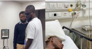 Adekunle Gold visits Khaid in hospital Adekunle Gold visits Khaid in hospital