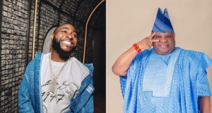 Davido HAILS his uncle, Governor Ademola Adeleke Davido HAILS his uncle, Governor Ademola Adeleke