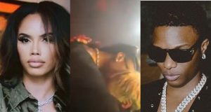 Jada P and WizKid showoff in matching outfit at London event Jada P and WizKid appears in matching outfit at event