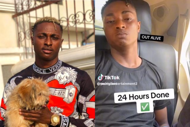 Nigerian man finally completes the 24 hours burial challenge Nigerian man finally completes the 24 hours burial challenge