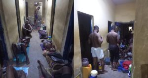 One shot as Soldiers break out cells to protest poor welfare One shot as Soldiers break out cells to protest poor welfare