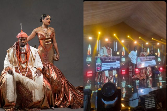 Neo and Venita win best dressed category at AMVCA cultural day Neo and Venita win best dressed category at AMVCA cultural day