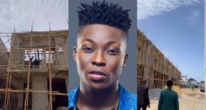 Reekado Banks displays his pending multimillion naira project Reekado Banks displays his pending multimillion naira project