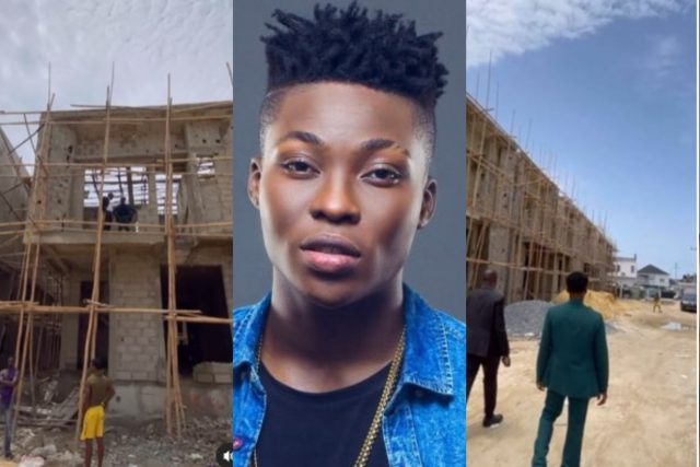 Reekado Banks displays his pending multimillion naira project Reekado Banks displays his pending multimillion naira project