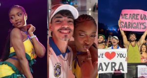 Nigerians slams Ayra Starr for being touchy with Brazilian fans Nigerians slams Ayra Starr for being touchy with Brazilian fans