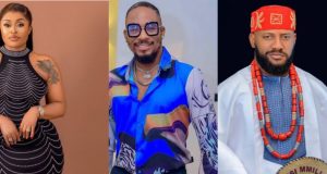 Sarah Martins accuses Yul Edochie of monetizing Junior Pope’s demise Sarah Martins drags and accuses Yul Edochie of monetizing Junior Pope's demise