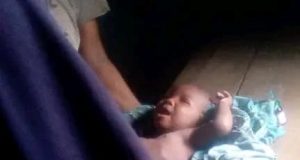 Hunters rescue baby buried ALIVE Hunters rescue baby buried ALIVE