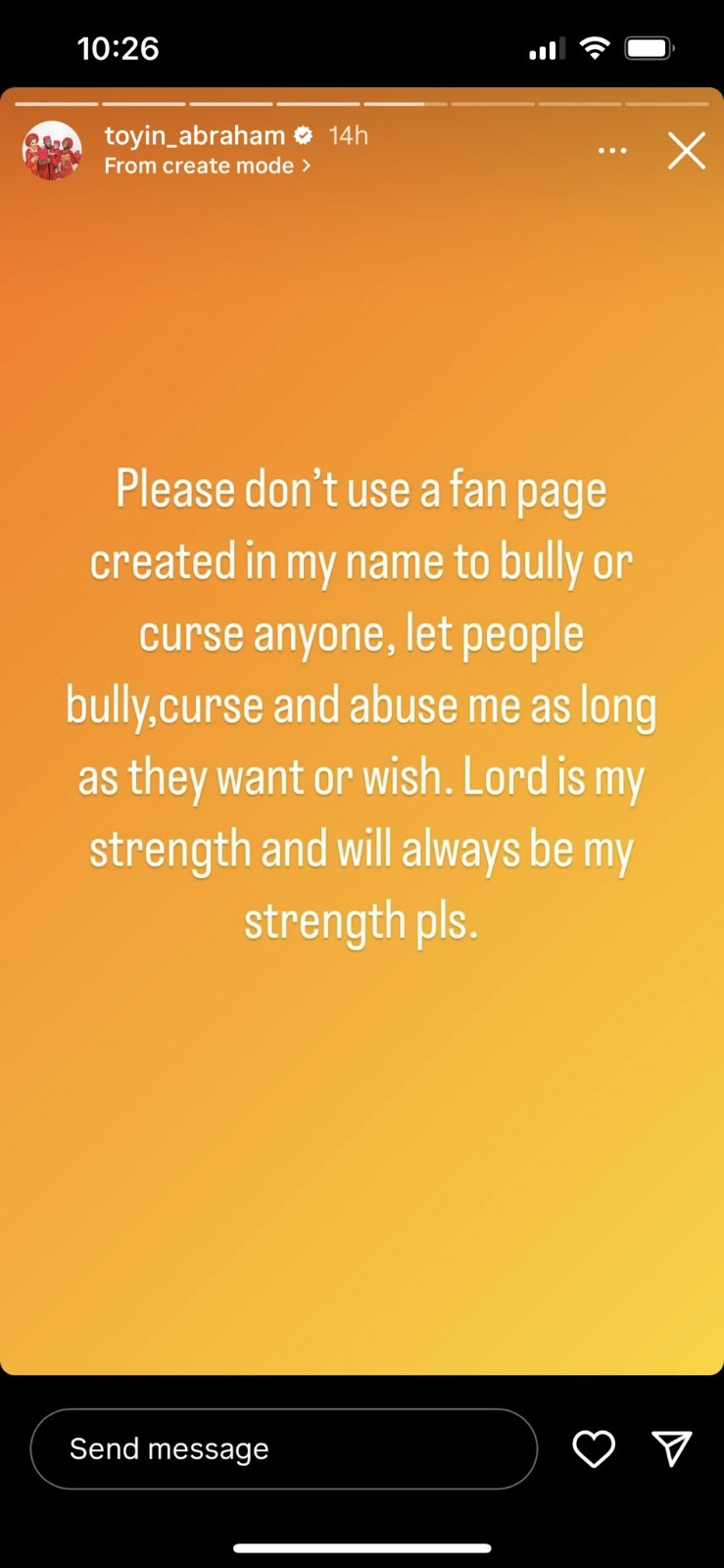 Toyin Abraham begs fans to stop bullying on her behalf