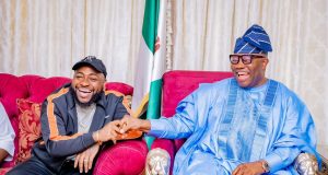 Davido pays Akpabio a courtesy visit Davido pays a visit to senate President, Godswill Akpabio