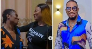 May Edochie visits late Junior Pope’s wife May Edochie pays visit to late Junior Pope's wife
