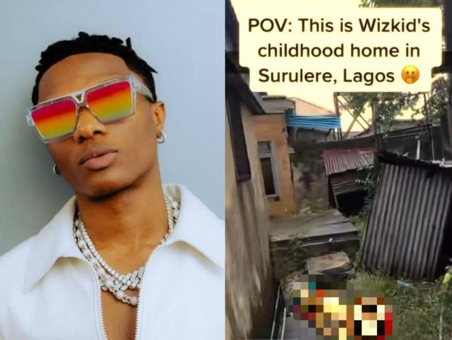 Wizkid’s childhood home in Surulere, Lagos surface online