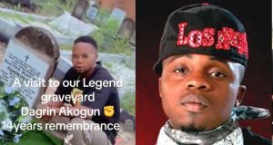 Dagrin’s fans pay tribute at grave side Dagrin's Fans pay tribute at burial ground, 14 years after demise