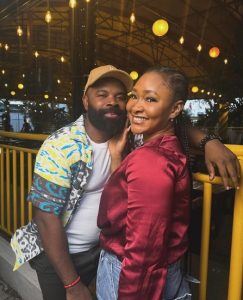 Loved-up photos of Gabriel Afolayan and wife 