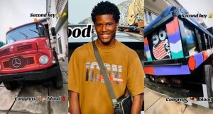 Nigerians hail boy for buying N18.5m TRUCK instead of a BENZ Nigerians hail boy for buying N18.5m TRUCK instead of a BENZ