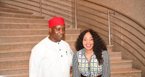 Nnamdi Kanu’s wife visits IPOB leader in prison Nnamdi Kanu’s wife visits IPOB leader in prison