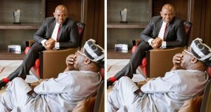 Obasanjo VISITS Tony Elumelu Obasanjo VISITS Tony Elumelu