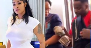 Angela Okorie drags Zubby Michael for displaying monetary gift to Jnr Pope’s family Angela Okorie drags Zubby Michael for displaying monetary gift to Junior Pope’s family