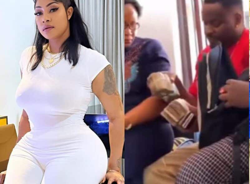 Angela Okorie drags Zubby Michael for displaying monetary gift to Junior Pope’s family