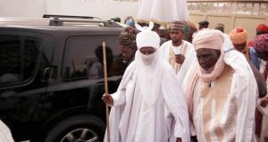 Just In: Reinstated Emir Sanusi arrives Kano government house Just In: Reinstated Emir Sanusi arrives Kano government house